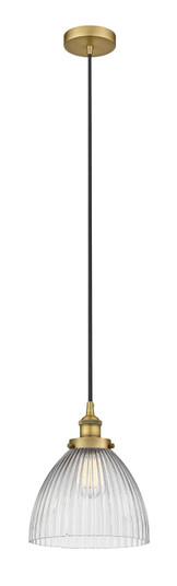Edison One Light Mini Pendant in Brushed Brass (405|616-1PH-BB-G222)
