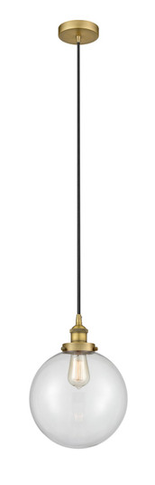 Edison One Light Mini Pendant in Brushed Brass (405|616-1PH-BB-G202-10)