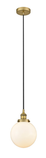 Edison One Light Mini Pendant in Brushed Brass (405|616-1PH-BB-G201-8)