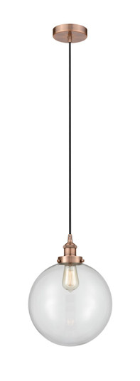 Edison One Light Mini Pendant in Antique Copper (405|616-1PH-AC-G202-12)