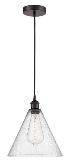 Edison LED Mini Pendant in Matte Black (405|616-1P-BK-GBC-124-LED)
