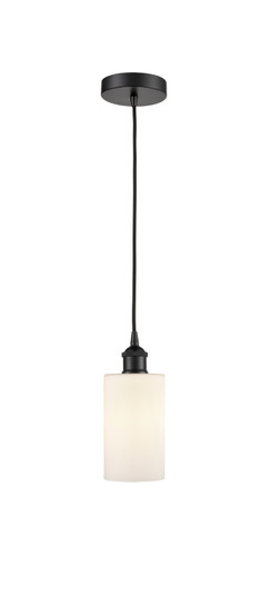Edison One Light Mini Pendant in Matte Black (405|616-1P-BK-G801)