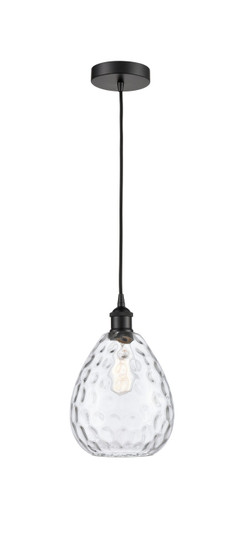 Edison One Light Mini Pendant in Matte Black (405|616-1P-BK-G372)