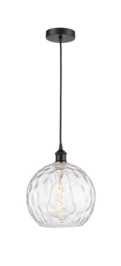 Edison One Light Mini Pendant in Matte Black (405|616-1P-BK-G1215-10)