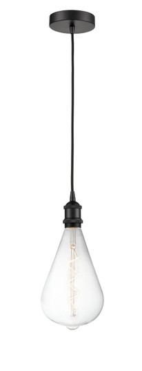 Edison LED Mini Pendant in Matte Black (405|616-1P-BK-BB164LED)