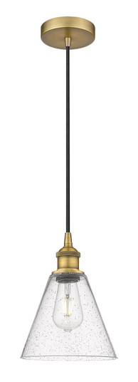Edison One Light Mini Pendant in Brushed Brass (405|616-1P-BB-GBC-84)