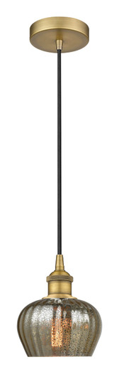 Edison One Light Mini Pendant in Brushed Brass (405|616-1P-BB-G96)