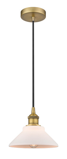 Edison One Light Mini Pendant in Brushed Brass (405|616-1P-BB-G131)