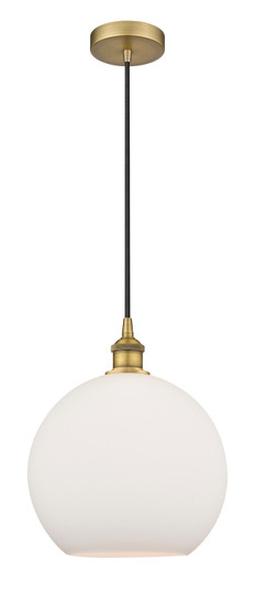 Edison One Light Mini Pendant in Brushed Brass (405|616-1P-BB-G121-12)