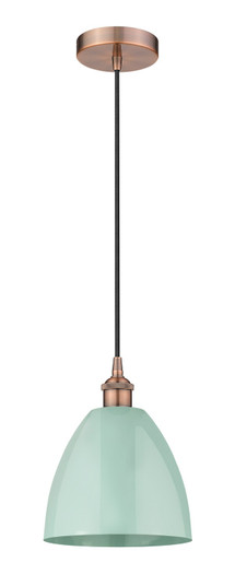 Edison One Light Mini Pendant in Antique Copper (405|616-1P-AC-MBD-9-SF)