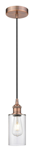 Edison One Light Mini Pendant in Antique Copper (405|616-1P-AC-G802)