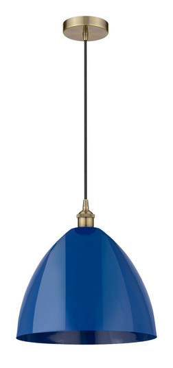 Edison One Light Mini Pendant in Antique Brass (405|616-1P-AB-MBD-16-BL)
