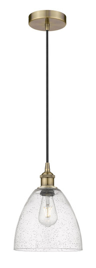 Edison One Light Mini Pendant in Antique Brass (405|616-1P-AB-GBD-94)