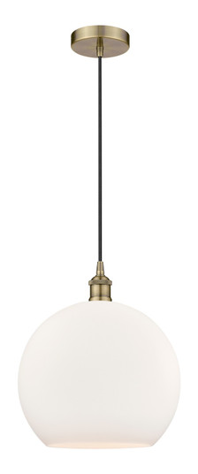 Edison One Light Pendant in Antique Brass (405|616-1P-AB-G121-14)