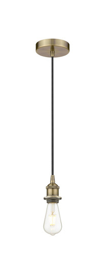 Edison One Light Mini Pendant in Antique Brass (405|616-1P-AB)