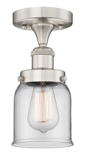 Edison One Light Semi-Flush Mount in Brushed Satin Nickel (405|616-1F-SN-G52)