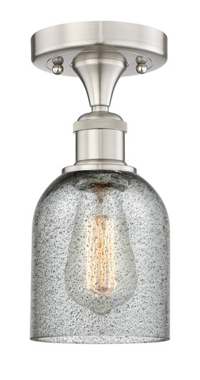 Edison One Light Semi-Flush Mount in Brushed Satin Nickel (405|616-1F-SN-G257)