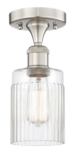 Edison One Light Semi-Flush Mount in Polished Nickel (405|616-1F-PN-G342)