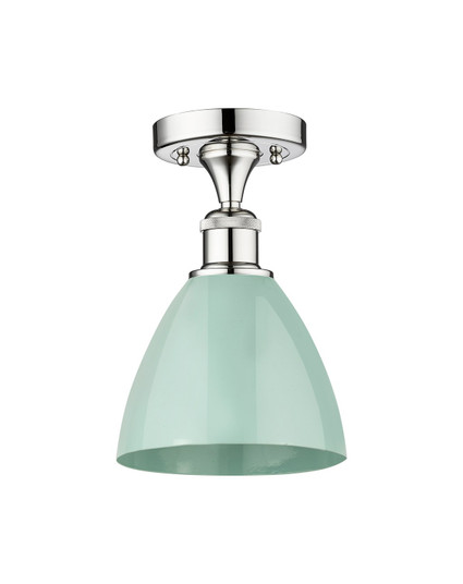 Edison One Light Semi-Flush Mount in Polished Chrome (405|616-1F-PC-MBD-75-SF)