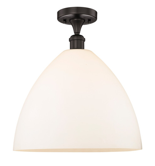 Edison One Light Semi-Flush Mount in Oil Rubbed Bronze (405|616-1F-OB-GBD-161)
