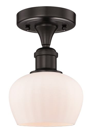 Edison One Light Semi-Flush Mount in Oil Rubbed Bronze (405|616-1F-OB-G91)