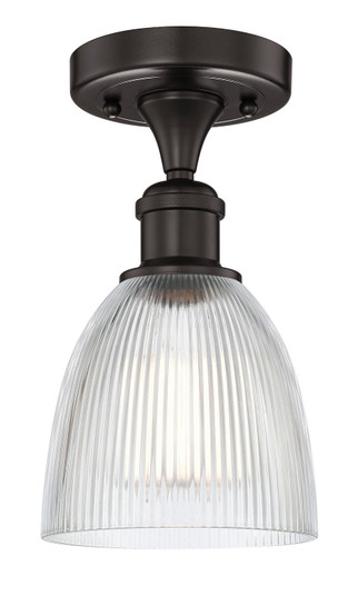 Edison One Light Semi-Flush Mount in Oil Rubbed Bronze (405|616-1F-OB-G382)