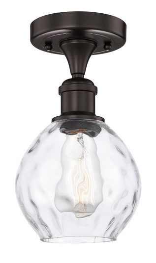 Edison One Light Semi-Flush Mount in Oil Rubbed Bronze (405|616-1F-OB-G362)