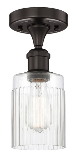 Edison One Light Semi-Flush Mount in Oil Rubbed Bronze (405|616-1F-OB-G342)