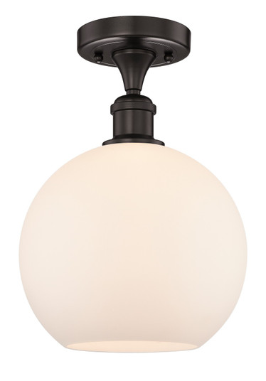 Edison One Light Semi-Flush Mount in Oil Rubbed Bronze (405|616-1F-OB-G121-10)