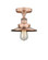 Edison One Light Semi-Flush Mount in Antique Copper (405|616-1F-AC-M3-AC)