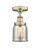 Edison One Light Semi-Flush Mount in Antique Brass (405|616-1F-AB-G58)