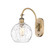 Ballston One Light Wall Sconce in Brushed Brass (405|518-1W-BB-G1215-8)
