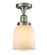 Franklin Restoration LED Semi-Flush Mount in Brushed Satin Nickel (405|517-1CH-SN-G51-LED)