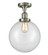 Franklin Restoration One Light Semi-Flush Mount in Brushed Satin Nickel (405|517-1CH-SN-G202-10)