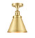 Franklin Restoration LED Semi-Flush Mount in Satin Gold (405|517-1CH-SG-M13-SG-LED)