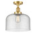 Franklin Restoration One Light Semi-Flush Mount in Satin Gold (405|517-1CH-SG-G74-L)