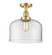 Franklin Restoration One Light Semi-Flush Mount in Satin Gold (405|517-1CH-SG-G72-L)