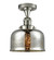 Franklin Restoration One Light Semi-Flush Mount in Polished Nickel (405|517-1CH-PN-G78)
