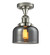 Franklin Restoration One Light Semi-Flush Mount in Polished Nickel (405|517-1CH-PN-G73)