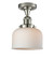 Franklin Restoration LED Semi-Flush Mount in Polished Nickel (405|517-1CH-PN-G71-LED)