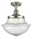 Franklin Restoration One Light Semi-Flush Mount in Polished Chrome (405|517-1CH-PC-G542)