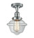 Franklin Restoration One Light Semi-Flush Mount in Polished Chrome (405|517-1CH-PC-G532)