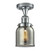 Franklin Restoration One Light Semi-Flush Mount in Polished Chrome (405|517-1CH-PC-G53)