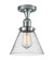 Franklin Restoration LED Semi-Flush Mount in Polished Chrome (405|517-1CH-PC-G44-LED)