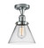 Franklin Restoration LED Semi-Flush Mount in Polished Chrome (405|517-1CH-PC-G42-LED)