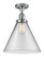 Franklin Restoration One Light Semi-Flush Mount in Polished Chrome (405|517-1CH-PC-G42-L)