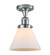 Franklin Restoration LED Semi-Flush Mount in Polished Chrome (405|517-1CH-PC-G41-LED)