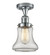 Franklin Restoration One Light Semi-Flush Mount in Polished Chrome (405|517-1CH-PC-G192)