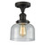 Franklin Restoration LED Semi-Flush Mount in Oil Rubbed Bronze (405|517-1CH-OB-G74-LED)