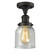 Franklin Restoration One Light Semi-Flush Mount in Oil Rubbed Bronze (405|517-1CH-OB-G54)